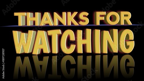 3d golden text