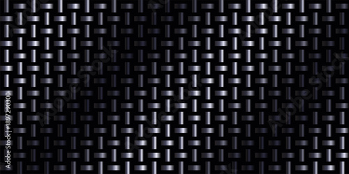 Premium 3D Interlocking Metallic Mesh with Woven Titanium Wire Texture