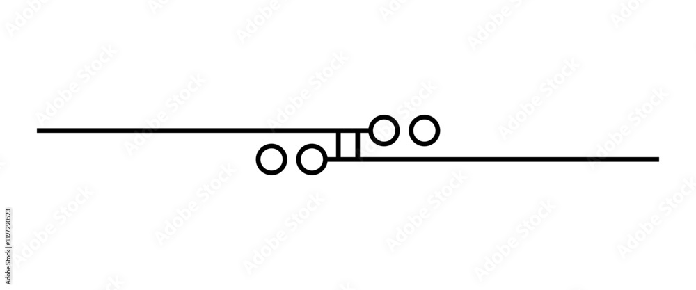 Obraz premium line art border