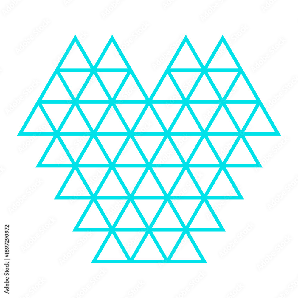 Obraz premium triangle pattern element