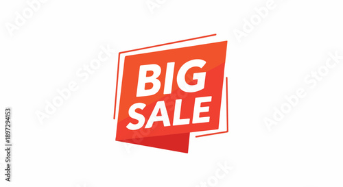 Big Sale Announcement Eye-catching Graphic for Promotions and Discounts on Products