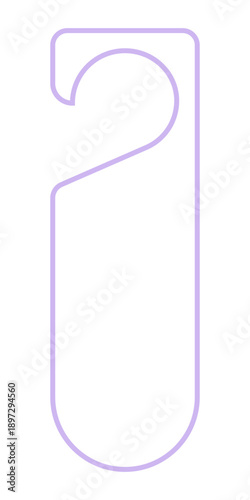 pastel door hanger frame