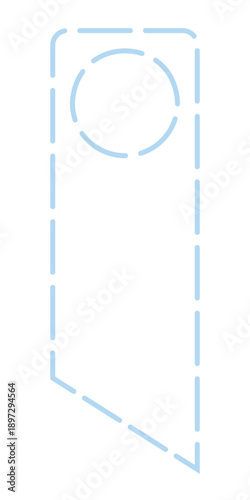 pastel door hanger frame