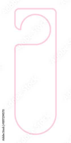 pastel door hanger frame