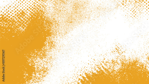 Grungy orange and white abstract textured background image