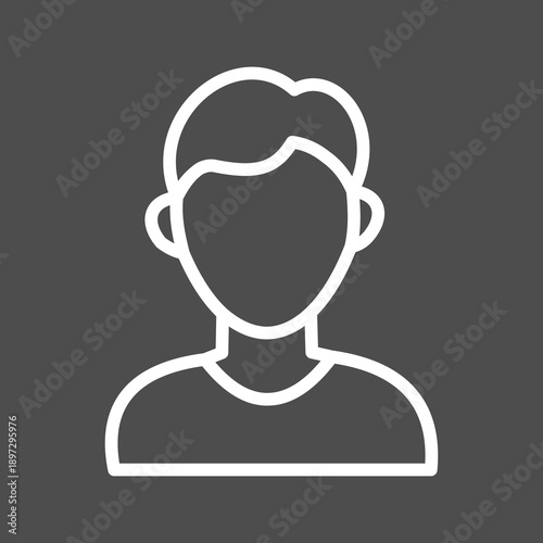 Solid Dark Silhouette Profile Icon