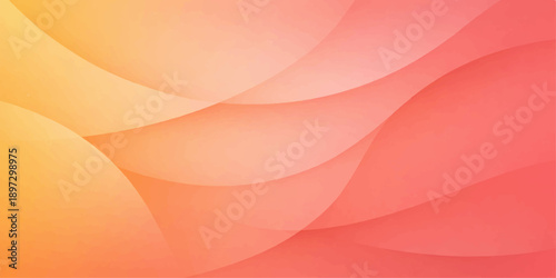 Abstract red and pink wavy silk background with soft flowing lines and smooth texture design