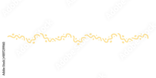 art wavy bottom line