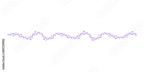 art wavy bottom line