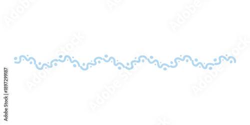 art wavy bottom line