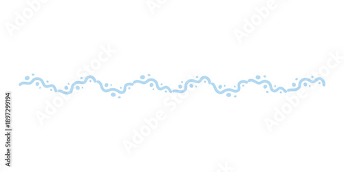 art wavy bottom line