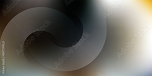 Abstract Circular Pattern with Gradient Background.