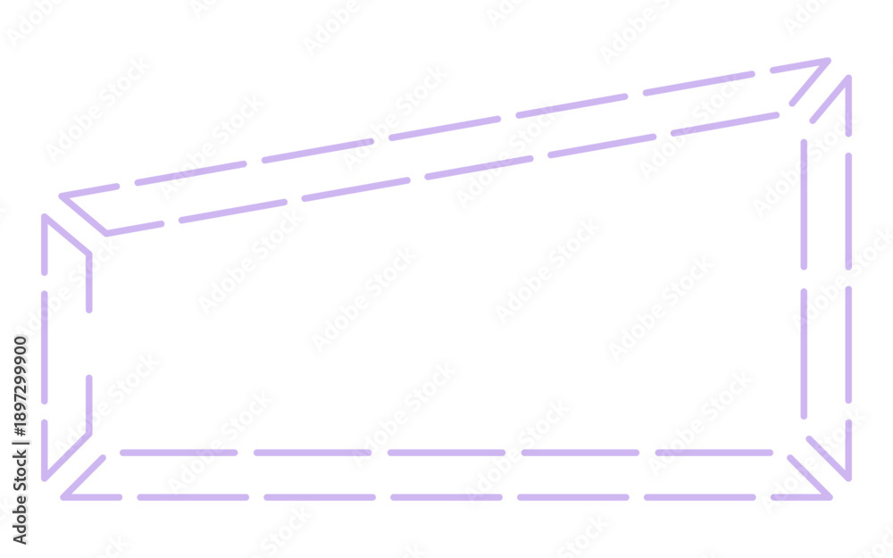 Obraz premium dashed banner frame