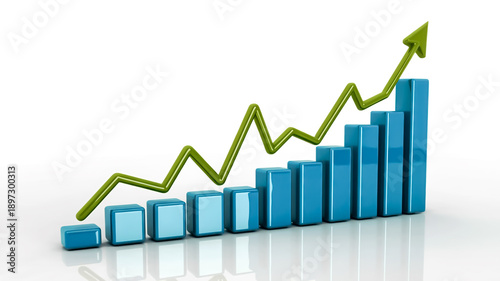Digital 3D Bar Chart Displaying Strong Financial Growth, Business Success, and Positive Economic Trends Free Download Digital 3D Bar Chart Displaying Strong Financial Growth, Business Success, and Positive Economic Trends - GFXLoad