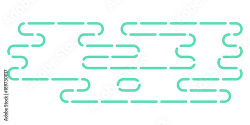 dashed cloud element