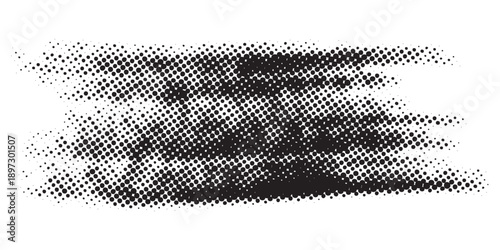Abstract Halftone Pattern Brush Stroke Texture.