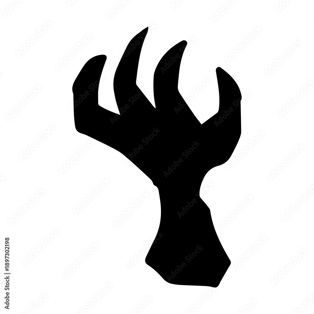 Obraz premium zombie hand element