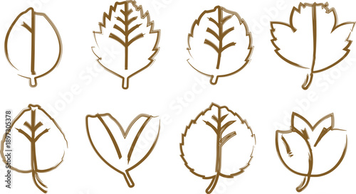 Sprouting light bulbs with leaves