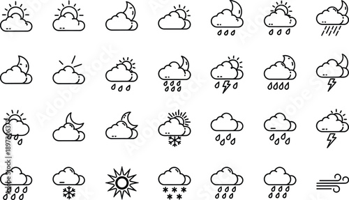 Weather forecast icons