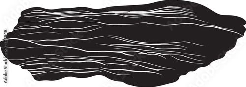 Black and white illustration of a rocky cliff texture