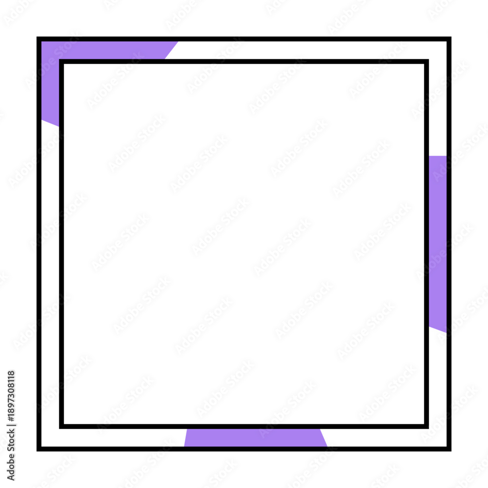 Obraz premium square colorful frame