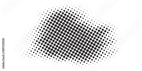 Abstract Halftone Dot Pattern Texture Background.