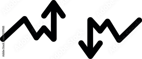 Graphical representation of market trends