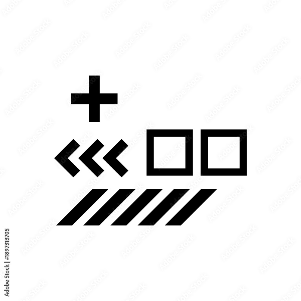 Obraz premium memphis element