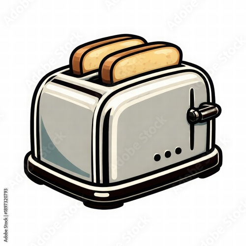 Wallpaper Mural Classic Two-Slice Toaster Design in High Fidelity Torontodigital.ca