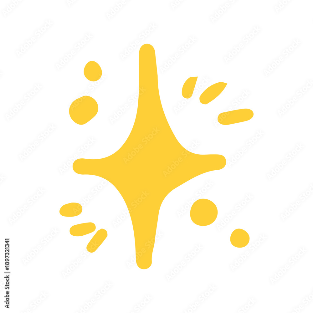 Obraz premium doodle star