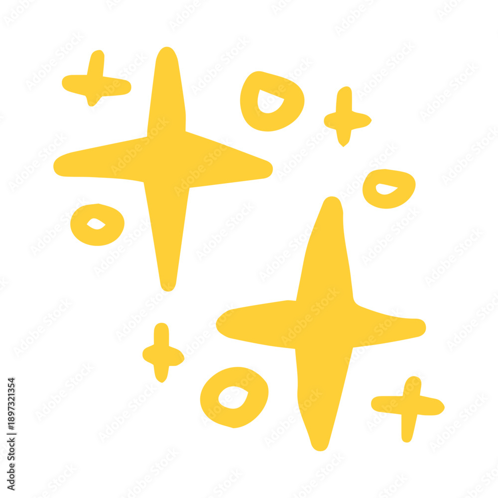 Obraz premium doodle star