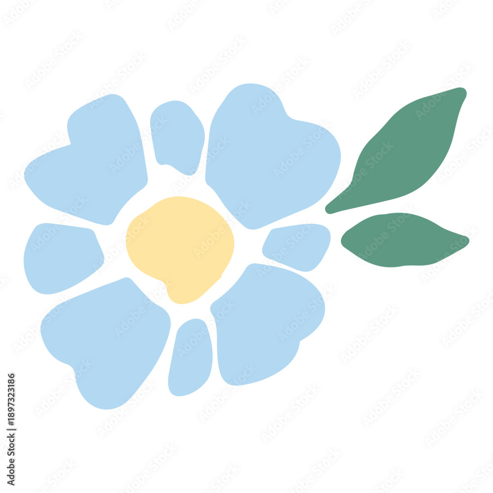 Fototapeta premium hand drawn flower