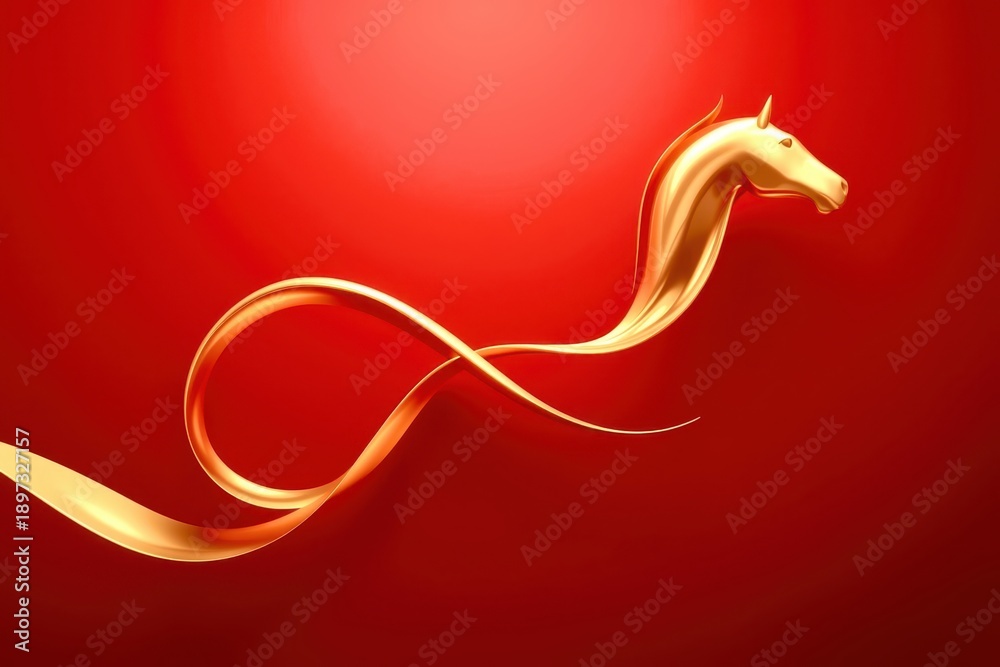 custom made wallpaper toronto digitalA horse is depicted in a red background with a long, flowing mane