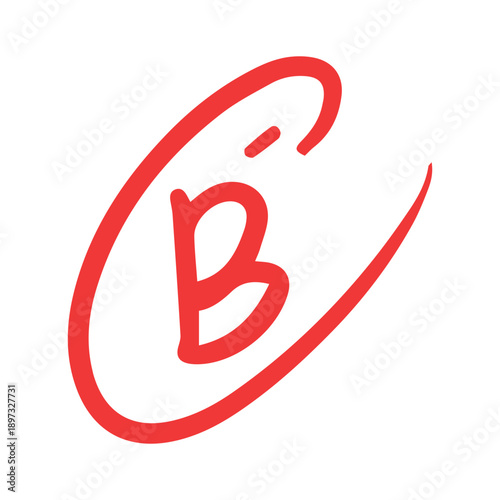 b grade score