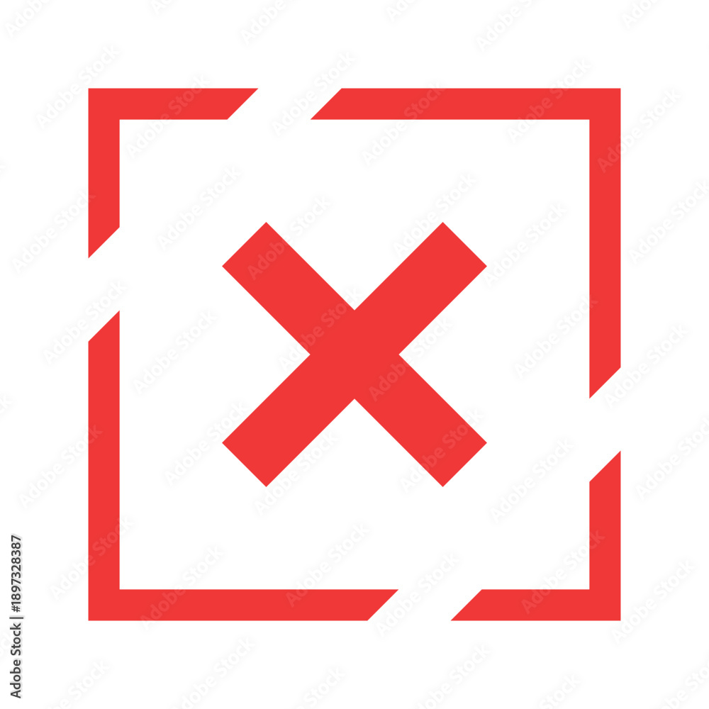 Obraz premium cross symbol icon
