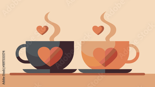 cup of coffee with heart
