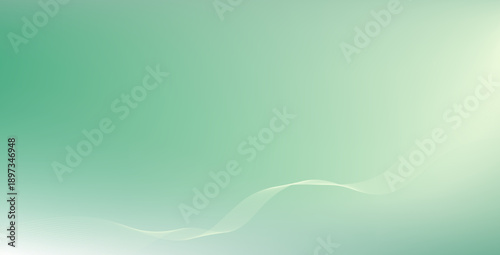 Blurred color gradient background, abstract green grain gradation texture, vector soft beige texture teal abstract background