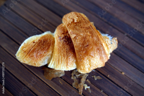 Fotografie bout de croissant au beurre