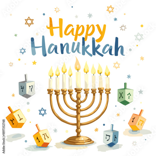 hanukkah banner, hanukkah poster, happy hanukkah design, festival of lights banner, hanukkah background, hanukkah celebration poster, jewish holiday banner, menorah design, hanukkah menorah illustrati