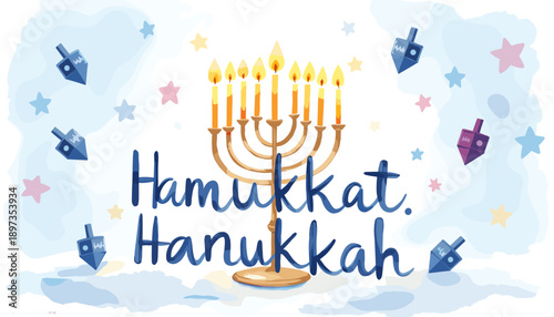 hanukkah banner, hanukkah poster, happy hanukkah design, festival of lights banner, hanukkah background, hanukkah celebration poster, jewish holiday banner, menorah design, hanukkah menorah illustrati