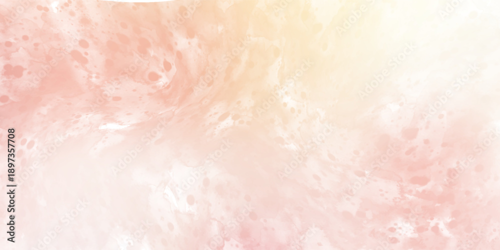 Fototapeta premium Abstract horizontal watercolor background. Hand drawn vector texture. Brush stroked painting pastel color watercolour