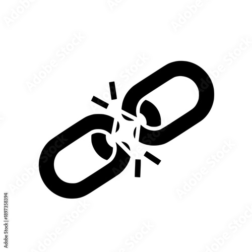 Broken Chain Simple Design