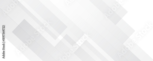 Grey white abstract background geometry shine and layer element vector for presentation design. Suit for business, corporate, institution, party, festive, seminar, and talks.