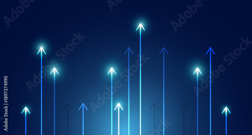 sfondo, frecce, grafica, luce, luminose, concetto, velocità,  successo