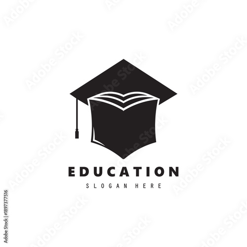 Education logo icon design illustration vector