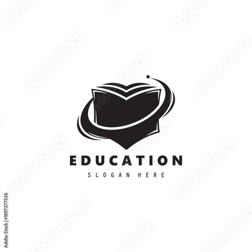 Education logo icon design illustration vector