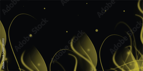 A stunning neon floral pattern design featuring delicate flowers and glowing butterflies swirling against a dark night sky filled with starlight and celestial beauty in this abstract vector art wallpa