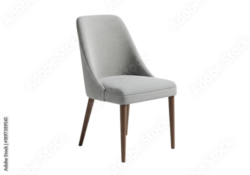 Modern chair isolated on transparent background