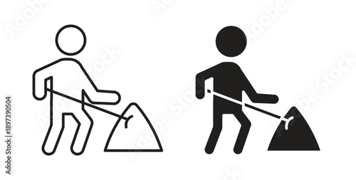 Construction icon in line design. editable stroke icons pack