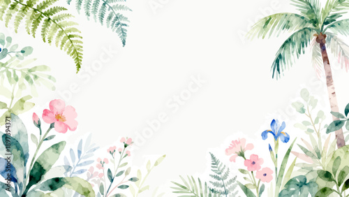 Watercolor botanical illustration